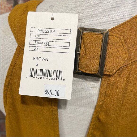 FREE People Tank Top In Mustard Yellow - Picture 4 of 5